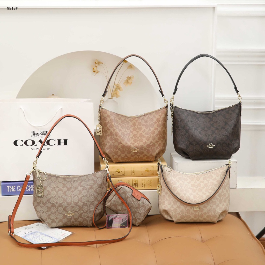 Skylar Hobo in Signature Canvas 9813