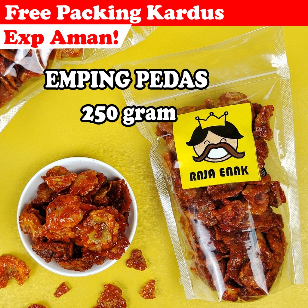 

EMPING PEDAS 250gr | MALINJO MELINJO BALADO CEMILAN CAMILAN SNACK SNEK KILOAN RAJAENAK RAJA ENAK