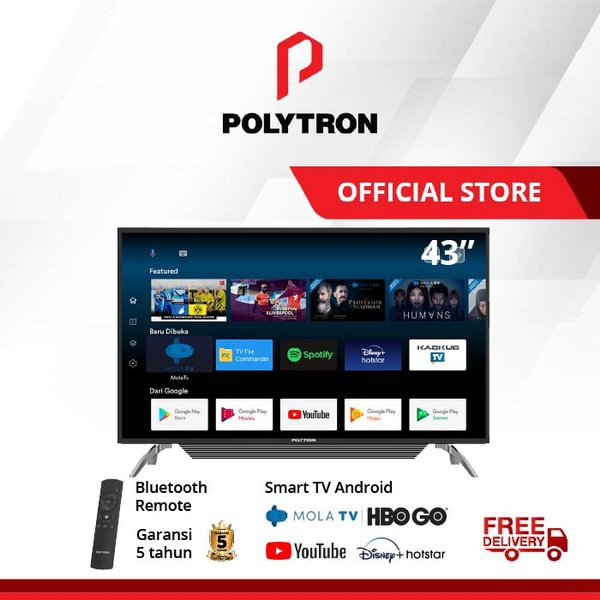 Solusi POLYTRON Smart TV 43 Inch PLD 43AS1558 terbaik