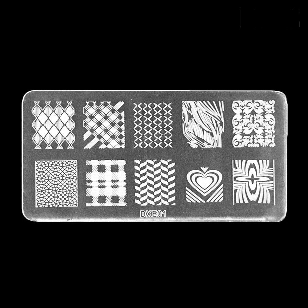 Providence Nail Art Stamping Plate Template Stamper Scraper Manicure Beauty DIY Tools Set