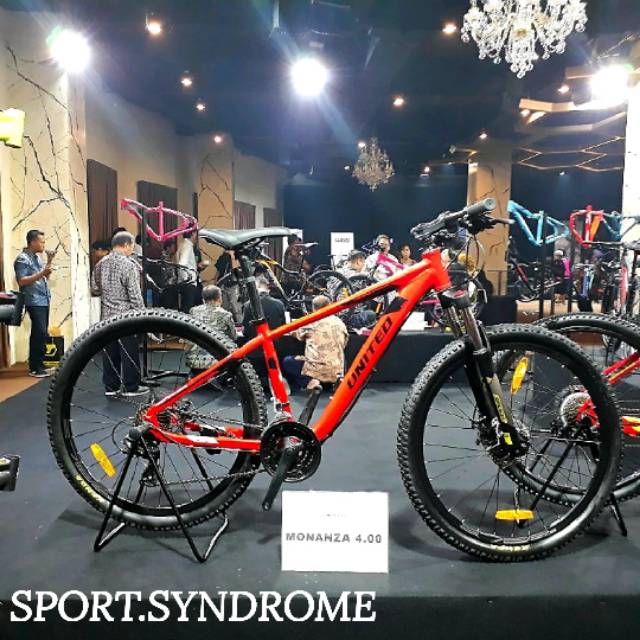  SEPEDA GUNUNG ROADBIKE MTB 27 5 UNITED MONANZA 4 0 ALLOY 