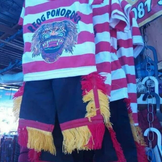 Setelan baju anak motif reog ponorogo murah /Kaos Reog Anak/ Kaos reog anak setelan/baju anak laki