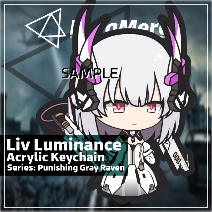 Keychain Punishing Gray Raven Liv Luminance
 | KyraMerch Anime Fanmerch Dealer