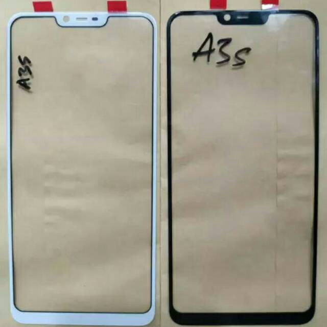 Kaca TouchScreen Digitizer TS Kaca Layar Sentuh Kaca Depan LCD Oppo A3s