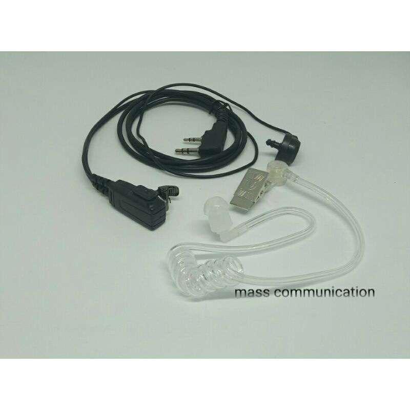 Handfree HT WLN FBI Tube Spiral Selang Handfree HT WLAN Earphone