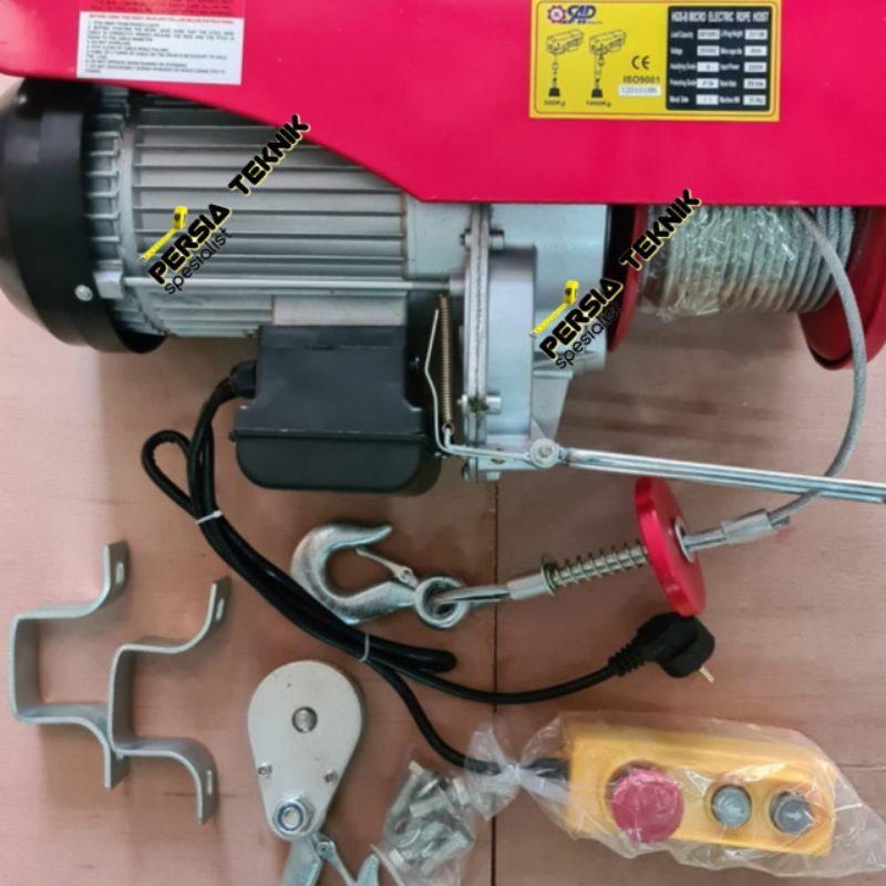 ELEKTRIK MINI HOIST PA 1000 1 TON ELECTRIC HOIST