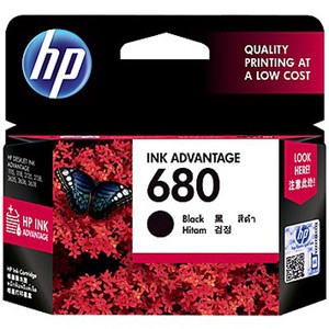 TINTA HP PRINTER 680 BLACK ORI