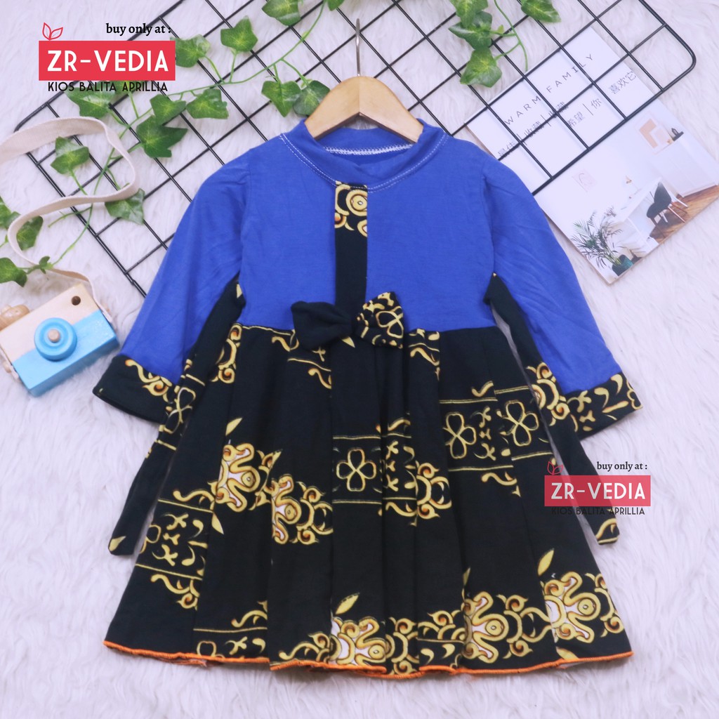 Gamis Bayi Annisa uk 3-18 Bulan / Baju Baby Cewek Pakaian Muslim Dress Panjang Anak Perempuan Murah