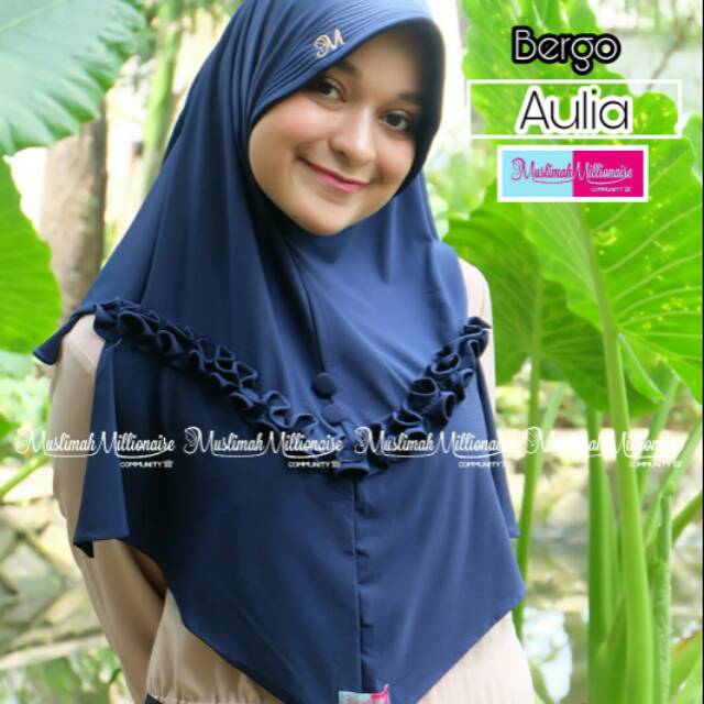 Kerudung dewasa|Jilbab dewasa|Bergo Aulia