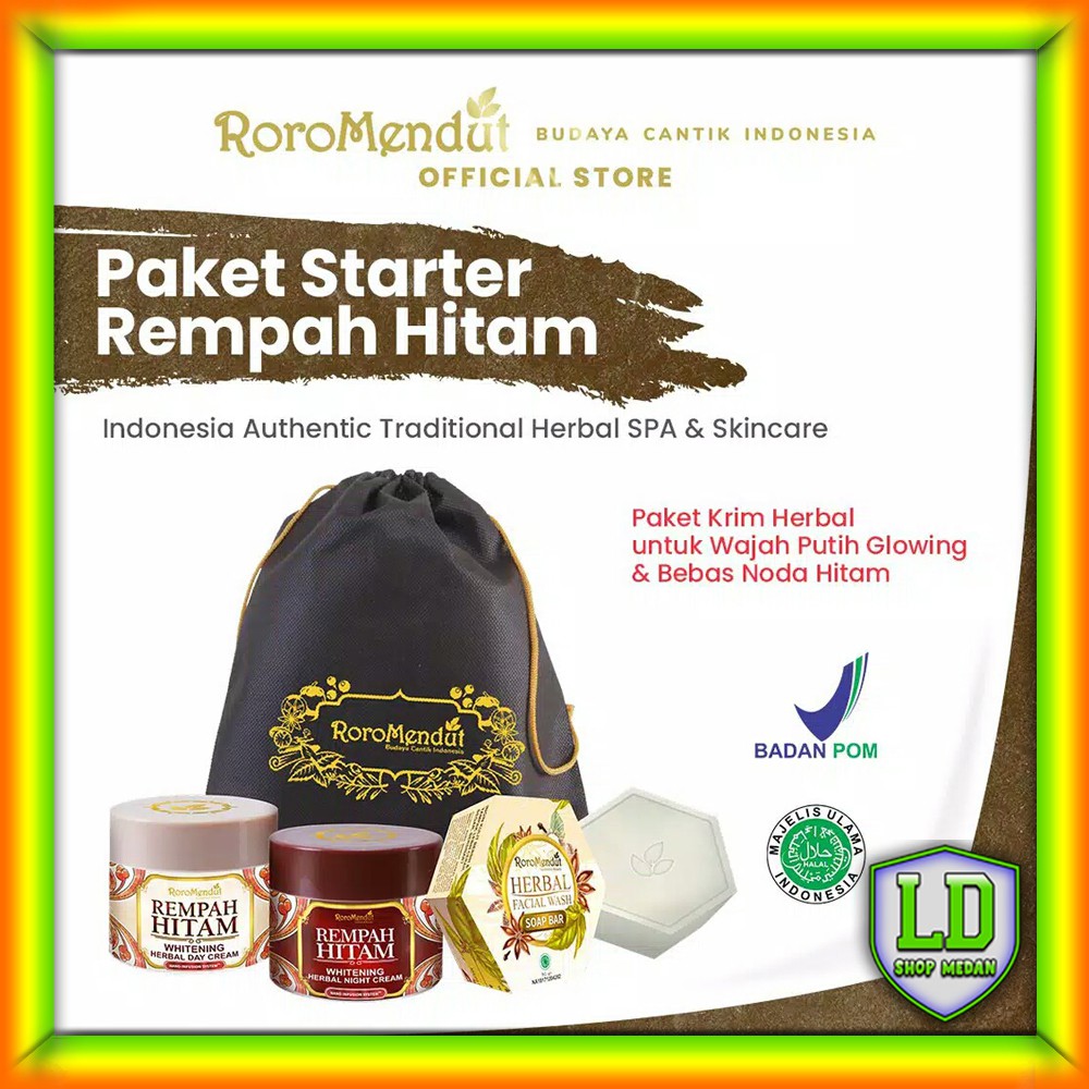 Roro Mendut Starter Rempah Hitam Whitening