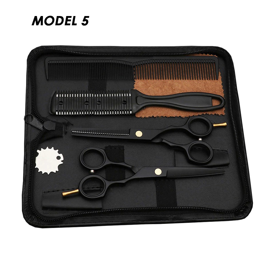 Set Alat Gunting Potong Rambut Salon Barbershop Profesional Cukur Pangkas Sasak BHT002