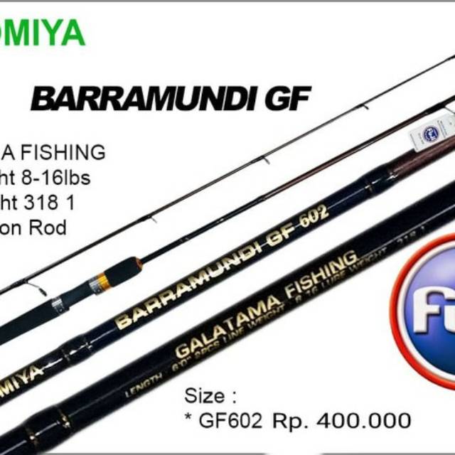 Joran pancing hinomiya barramundi GF 602