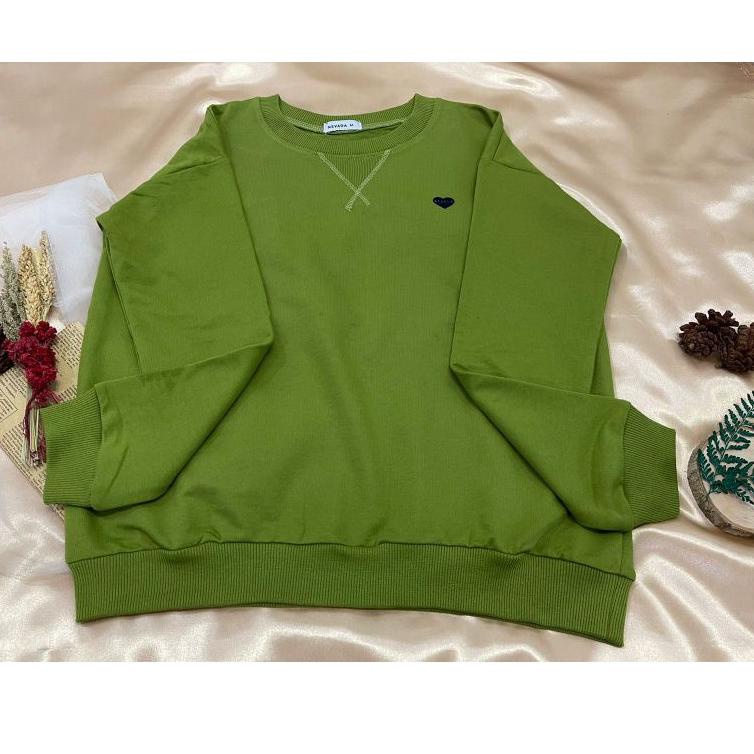 T-Shirt (SWEATER POLOS)  - Sweater nevada POLOS Wanita // Sweater Cewek Love // Kaos Atasan Cewek //