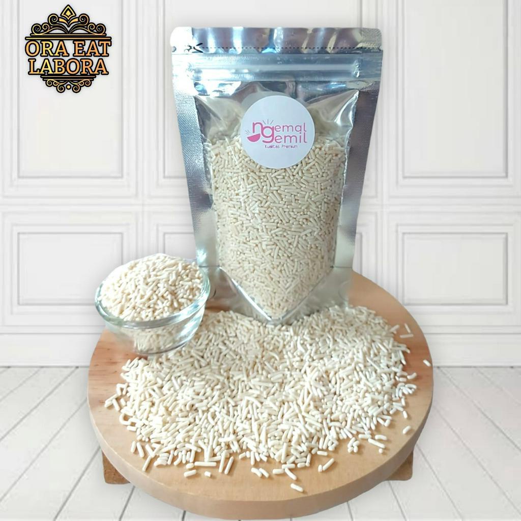 

Meses Pouch Putih Meses Butiran Coklat Sprinkle Topping Donut Kue Bolu Kualitas Premium - Ora Eat Labora