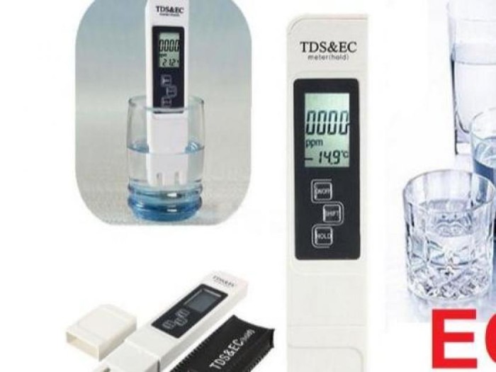 TDS Meter 3 Alat Ukur Hidroponik Air Aquarium ppm nutrisi Kolam TDS-3