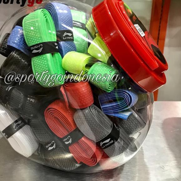 Bagus Grip Raket Badminton LINING GP 18 Ori (LI NING) / Grib Karet GP18 vai...