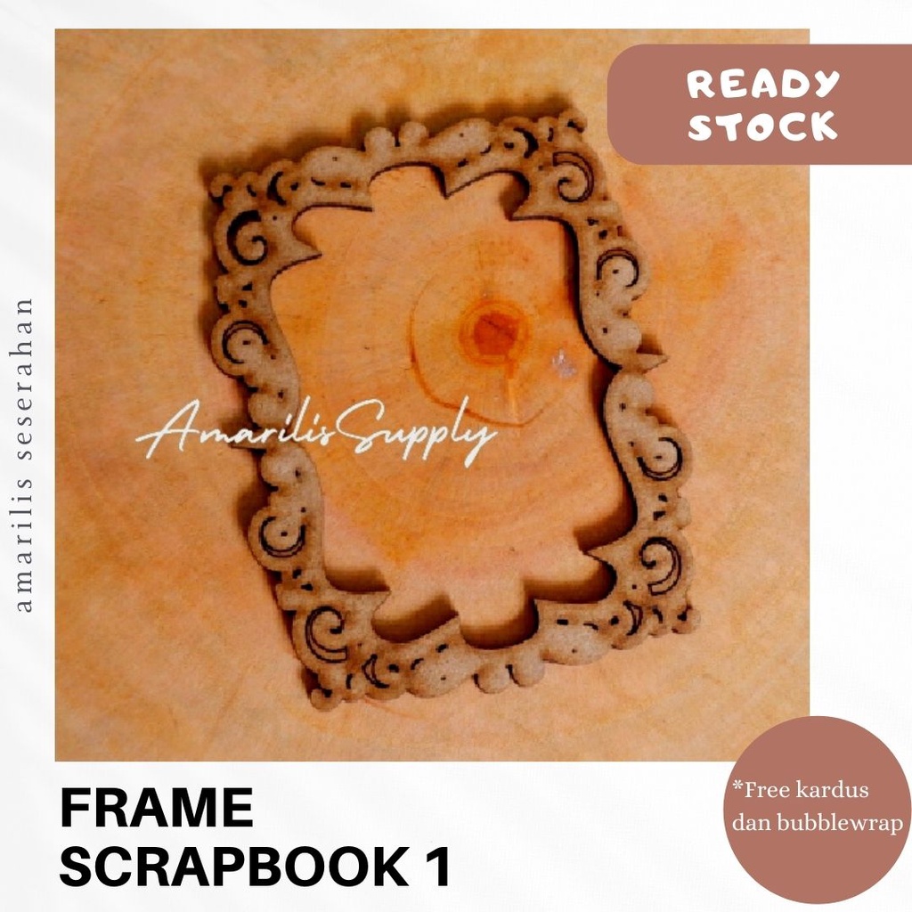 

50. Frame Scrapbook persegi panjang untuk Mahar, Scrapbook, DIY