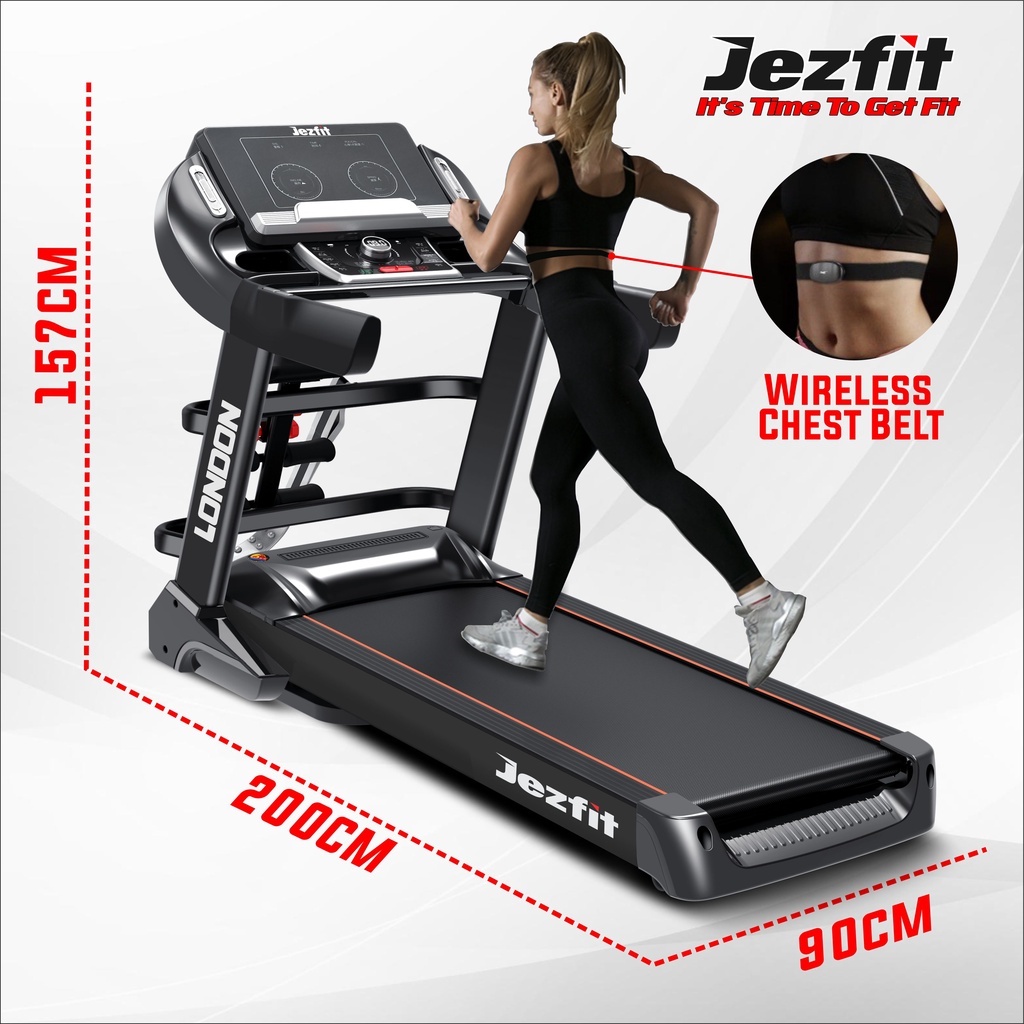 Alat Olahraga Treadmill Alat Fitness Treadmil Elektrik London Alat Olahraga Lari Jezfit Bandung