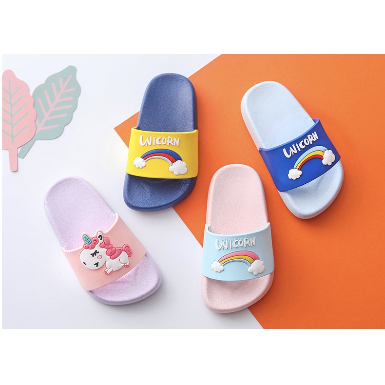 babyfit rp SANDAL  UNICORN  selop karet  anak import sendal 