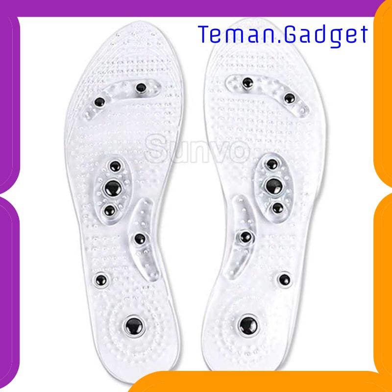 TG-FC028 Sunvo Alas Kaki Sepatu Magnetic Silicone Therapy Massage - Sn17