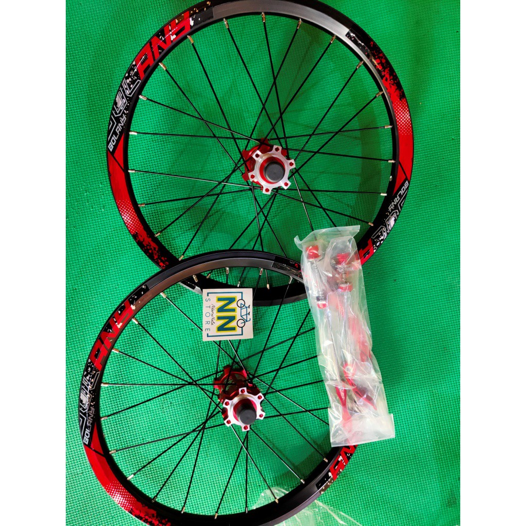 Wheelset 16 plus 349 Bolany seli wheel set Disc Brake nn store sepeda lipat gowes