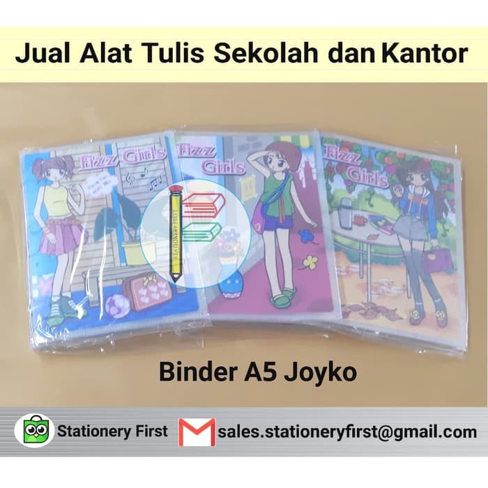 

Binder A5 Joyko Motif Fancy Karakter Anak Lucu Cute