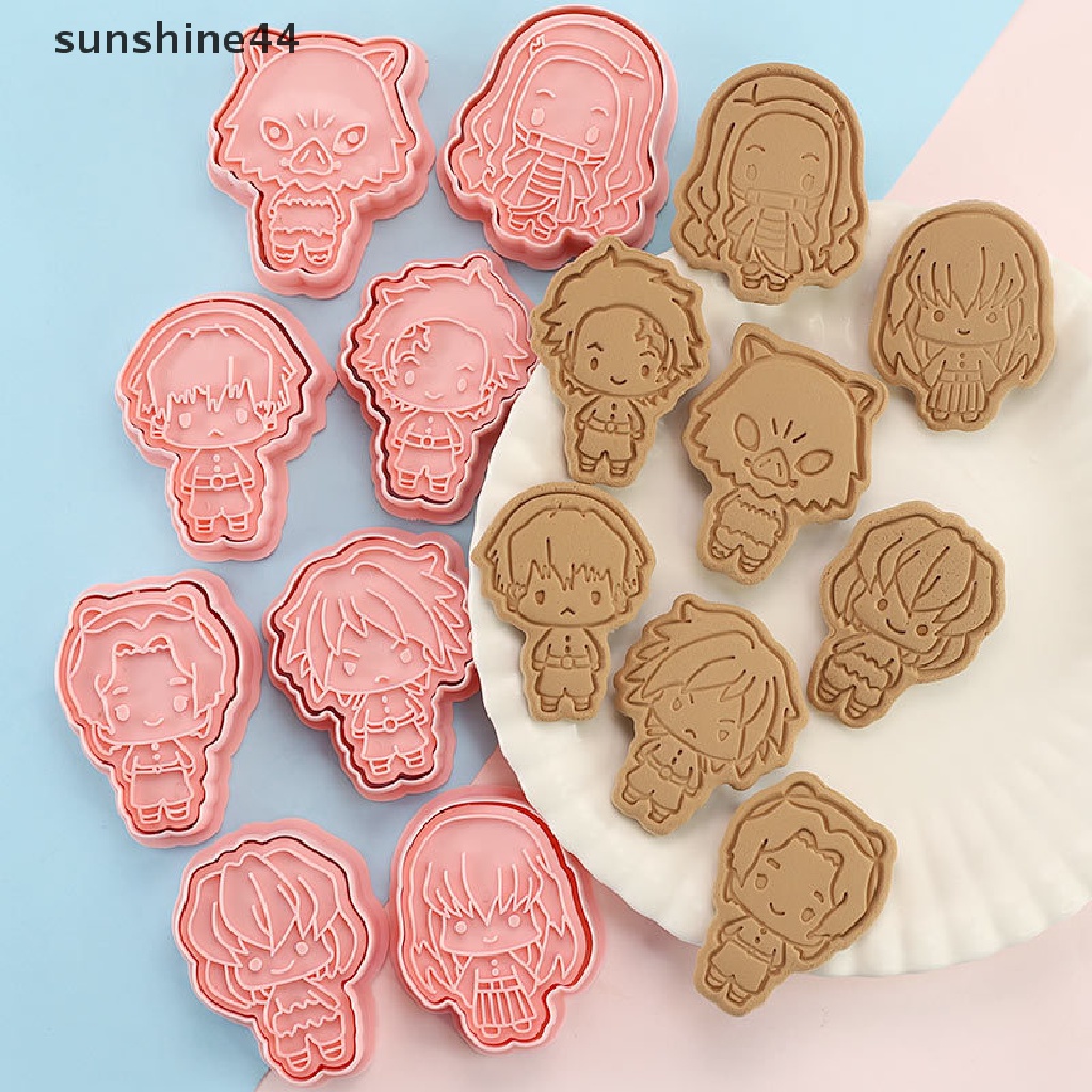 Sunshine Set Cetakan Kue / Biskuit Bentuk Anime Demon Slayer