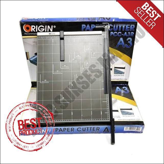 

PAPER CUTTER ORIGIN A3 ALAT PEMOTONG KERTAS ORIGIN