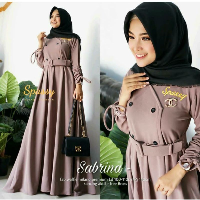dress gamis ori spassy