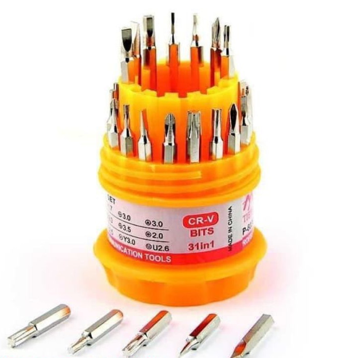 Obeng set 31 in 1 / toolkit 16 in1 screwdriver / Obeng HP / Obeng Magnetic 16 in 1