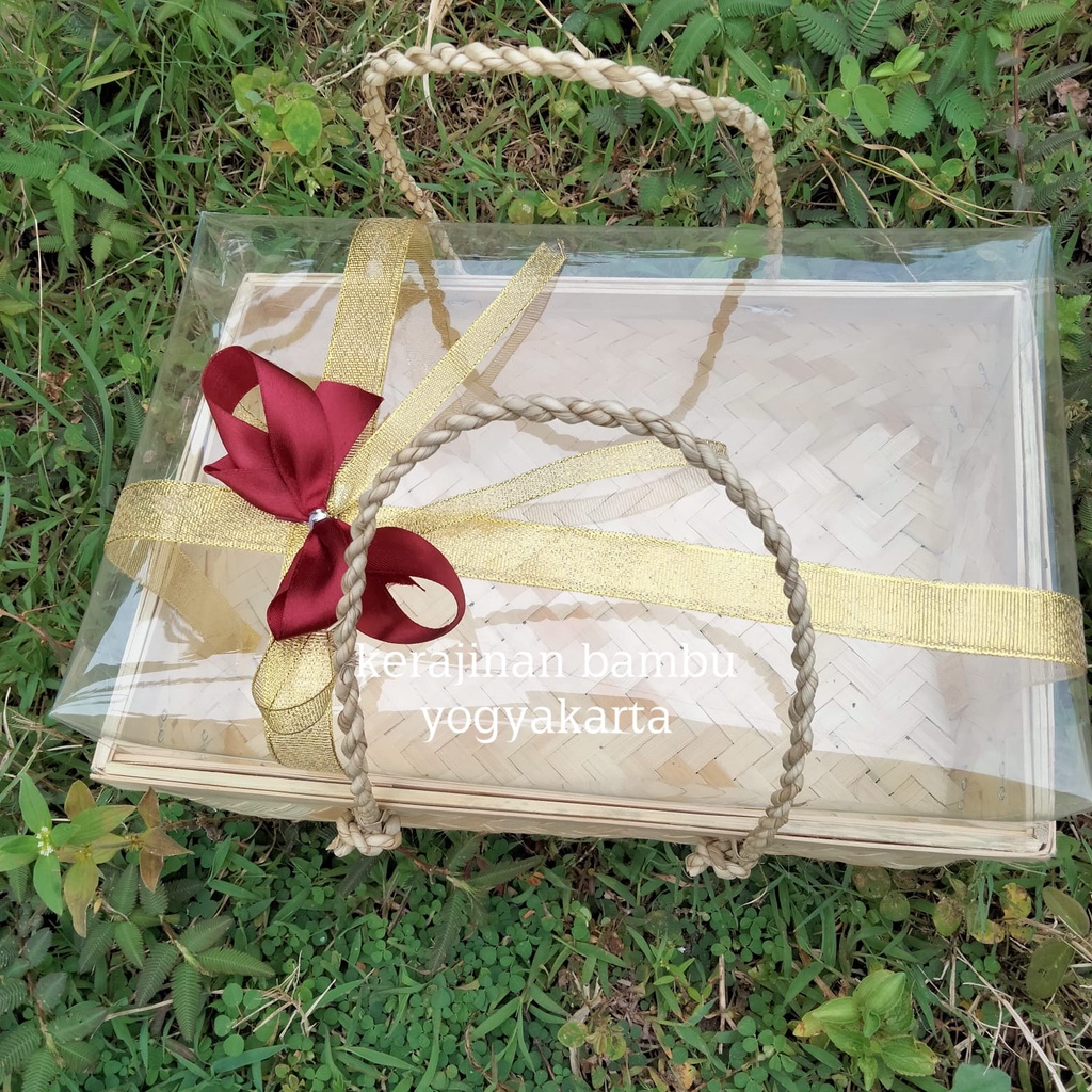 (BMT) wadah parcel wadah hampers kotak seserahan kotak hantaran seserahan 20x30cm mika tinggi nikaha