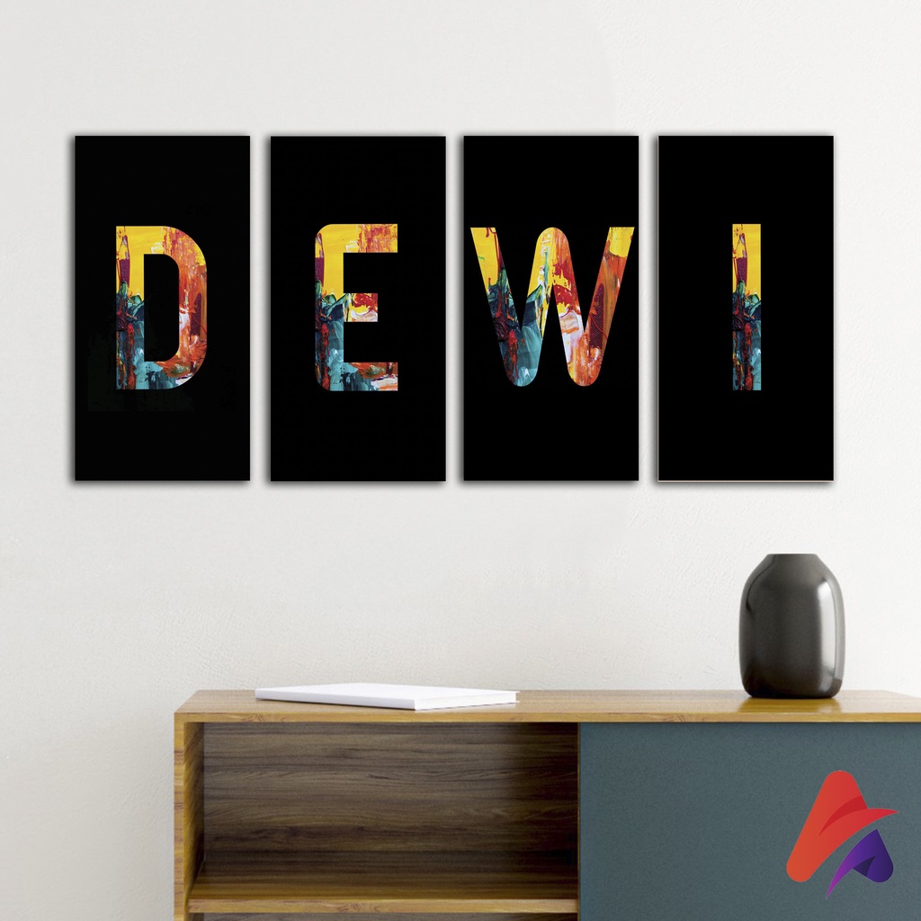 HIASAN DINDING NAMA ABJAD ALFABET SCRABEL 10X20 PAJANGAN KAYU POSTER NAMA KAYU HIASAN DINDING KAMAR