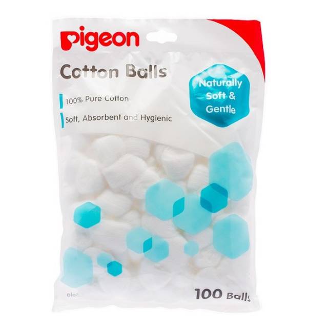 Pigeon Cotton Ball 100 Pc - Pigeon kapas Bulat