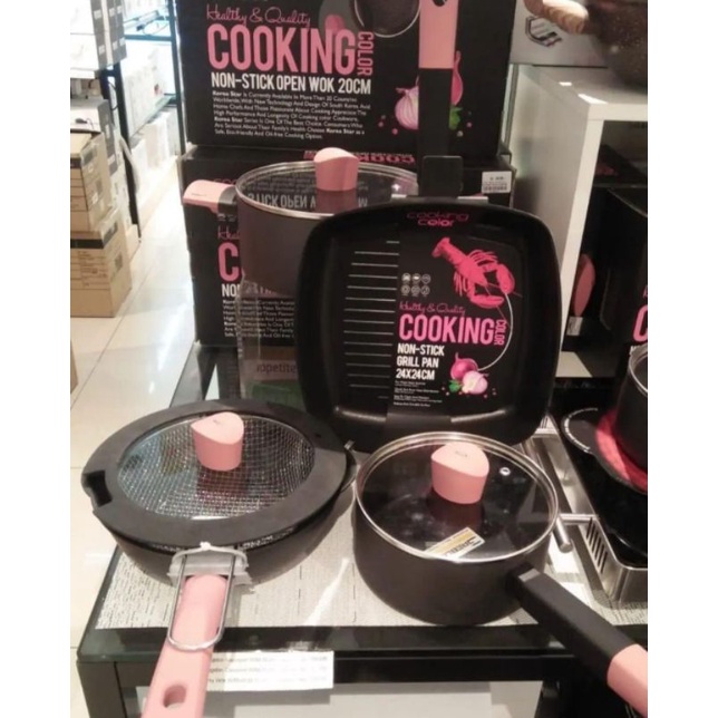 COOKING COLOR Wok pan / Casserole / Grillpan