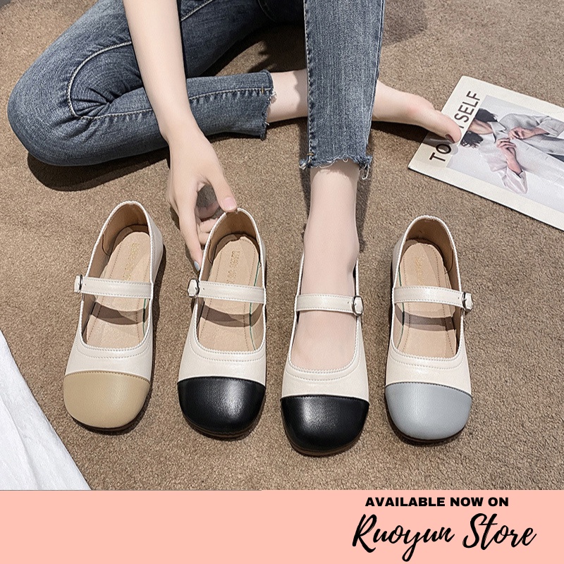 RYX - Pastel Duality Sepatu Slip-On Wanita Fashion Casual - Ori Import