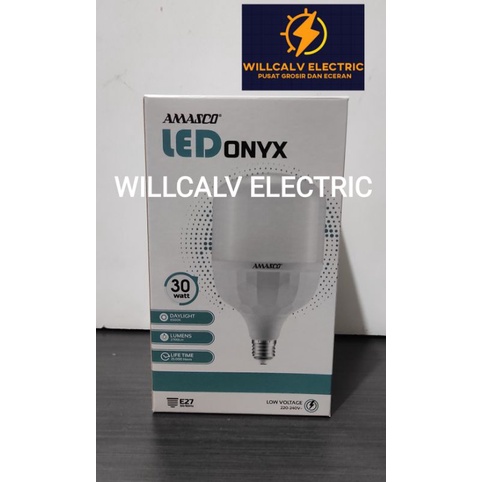 LAMPU LED AMASCO ONYX 30W 30 WATT CAHAYA PUTIH / AMASCO ONYX 30W 30 WATT CAHAYA PUTIH