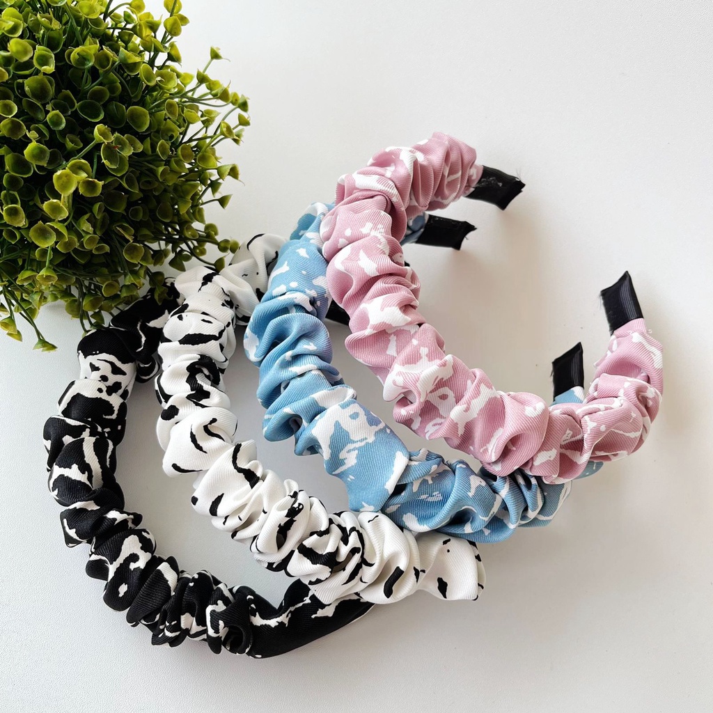 BANDO SCRUNCHIE | BANDANA AWAN  KEKINIAN | BAHAN COTTON PREMIUM Chail