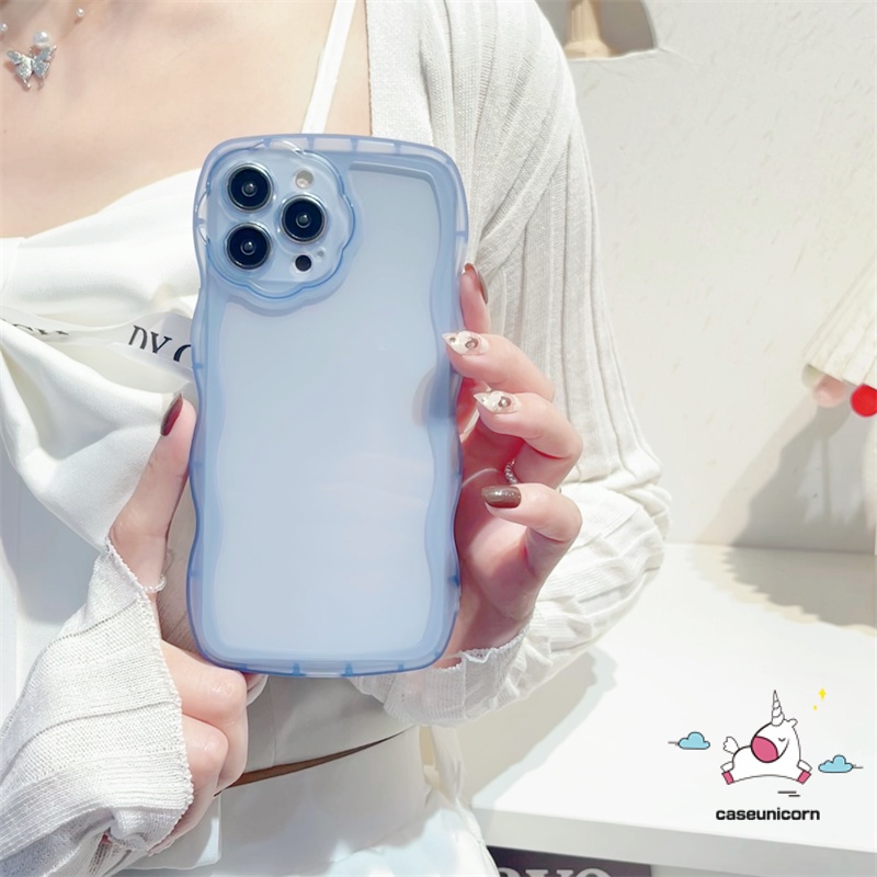 Soft Case Silikon TPU Transparan Motif Bunga Warna Permen Macaron Untuk iPhone 7 8 Plus 11 12 13 Pro Max XR X 7 8 XS