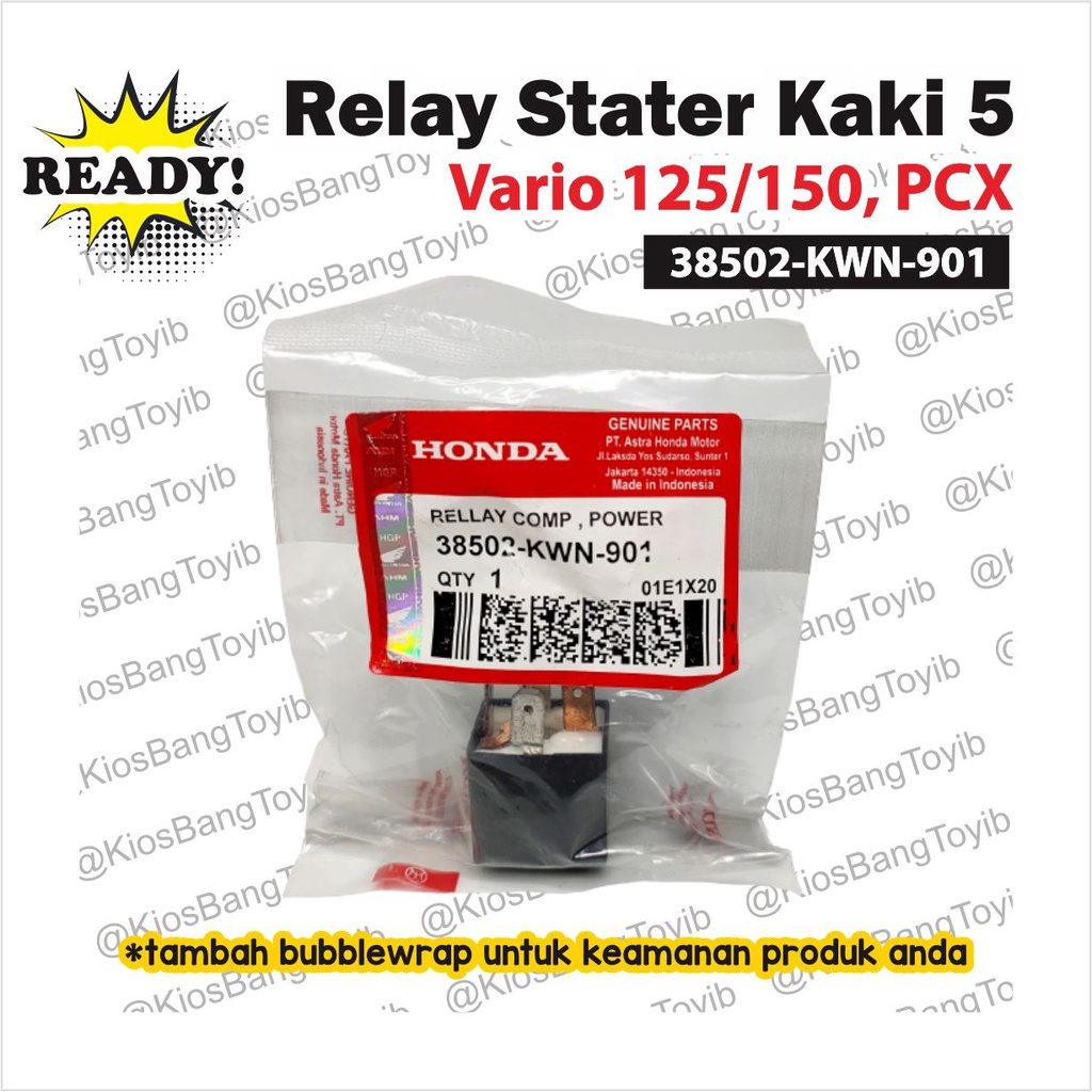 Relay Comp Power Starter Stater Kaki 5 Vario 125 150 PCX (38502-KWN)