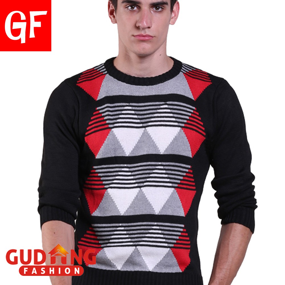 Sweater For Mens Rajut Hitam SWE 892