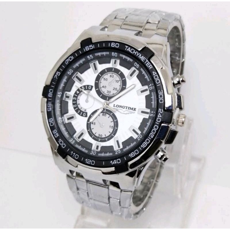 Jam Tangan Longtime Rantai Jam Tangan Stainliss Steel Halus Jam Tangan Murah