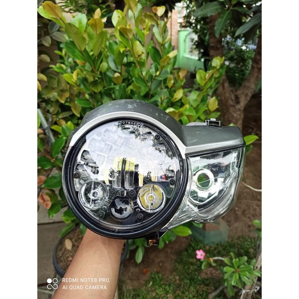 Headlamp Tiger Revo Lampu Tiger pece set lampu daymaker 16 LED lampu depan Tirev lampu Tiger Revo