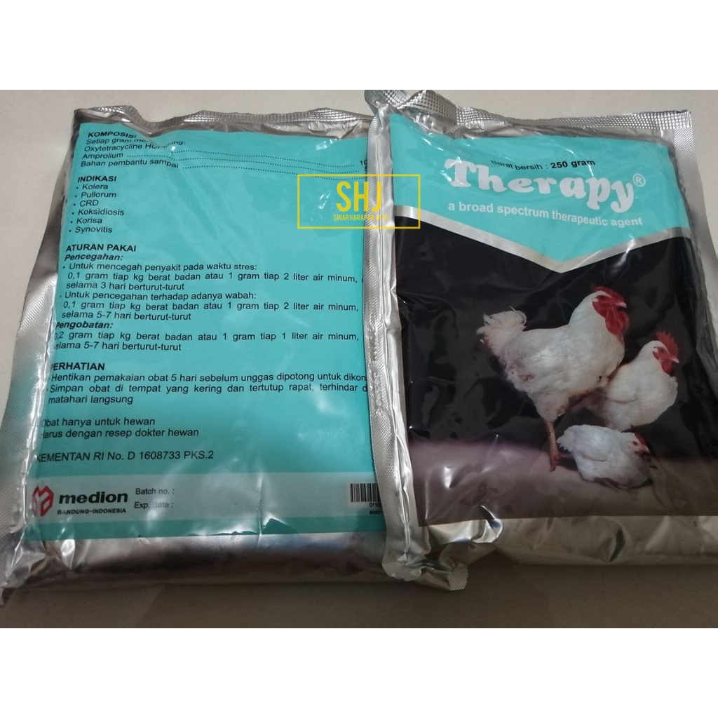 THERAPY OBAT SNOT UNTUK HEWAN (MEDION) 250GR