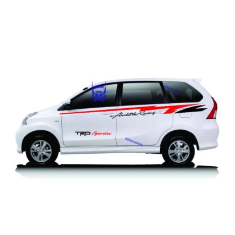 STIKER MOBIL Avanza Cuting Trd sportivo Mobil Avanza Xenia Calya Agya Rush Terios stiker mobil list 