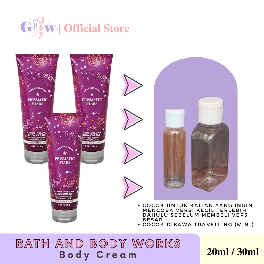 [SHARE IN JAR] BATH AND BODY WORKS - PRISMATIC STARS body cream | ultimate hydrate with sea butter hyaluronic acid perawatan kecantikan tubuh badan mencerahkan original asli ori murah termurah pelembab botol bottle decant parfum bbw scrub daki