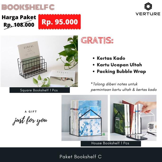 

Office & Stationery | Document Organizer | Kado Hadiah Ulang Tahun Pembatas Buku / Bookshelf C | Best Seller