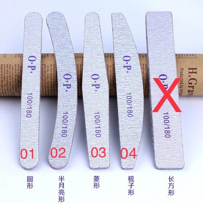 KIKIR KUKU 100/180 NAIL FILE KIKIR KASAR AMPLAS KUKU NAIL ART