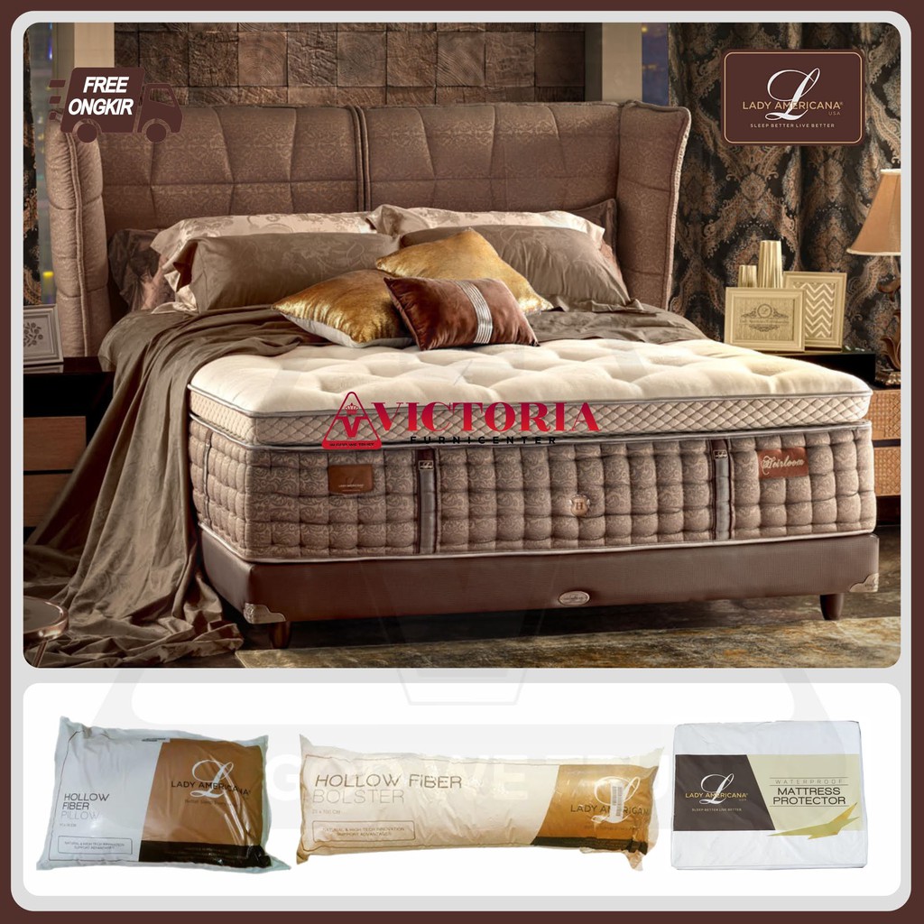 Lady Americana Heirloom Kasur Saja 160 X 200 160x200 Matras Mattress Spring Bed Springbed Shopee Indonesia