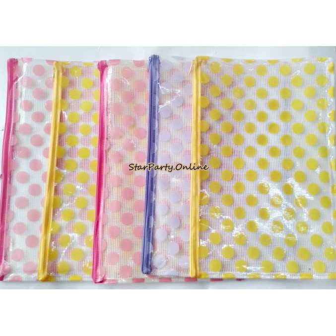 Tas Kosmetik Polkadot /Pouch Bag /Tas Travel /Tas Make Up