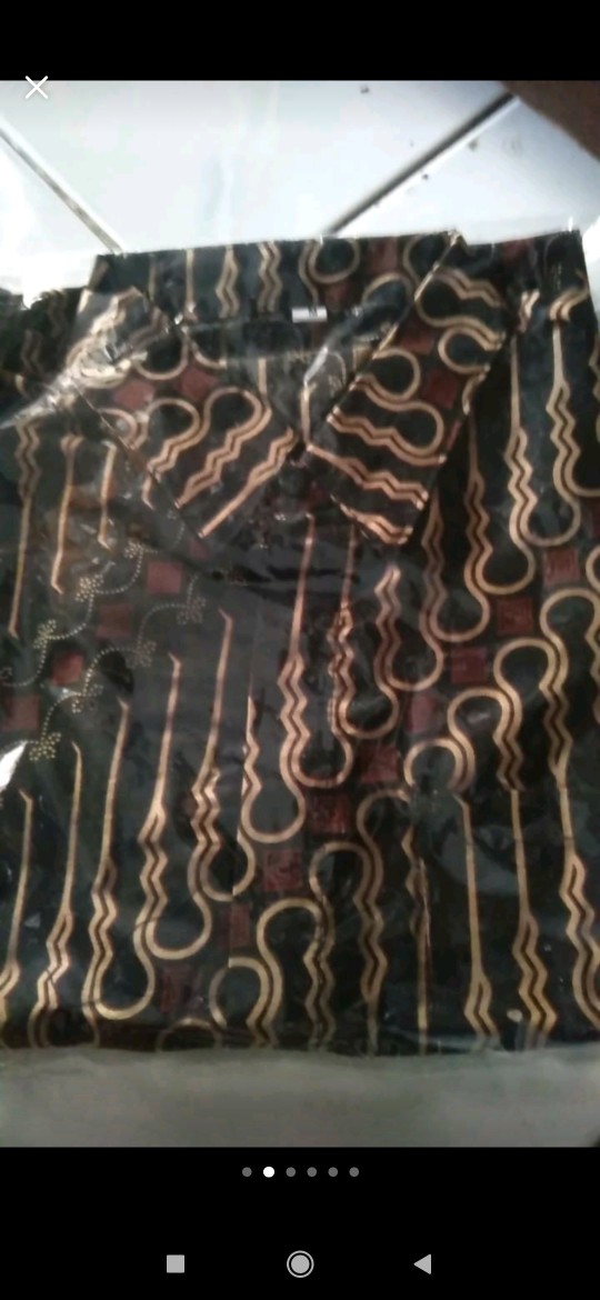 Diskon Bswart Batik Hrb026 Kenongo Hem Pendek Padi Pekalongan M L Xl Batik Pria Murah